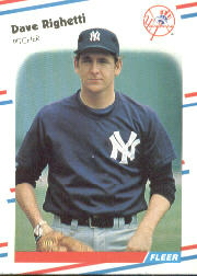 1988 Fleer Baseball Cards      220     Dave Righetti